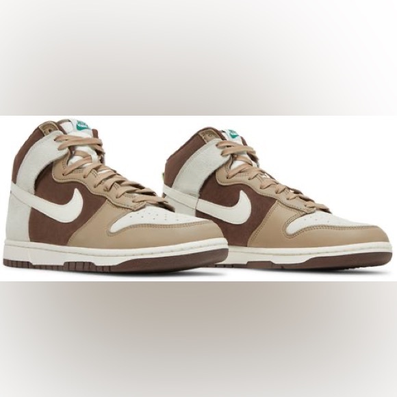 NEW Nike Dunk Hi Retro PRM Light Chocolate Size 11.5 Men - Picture 10 of 11